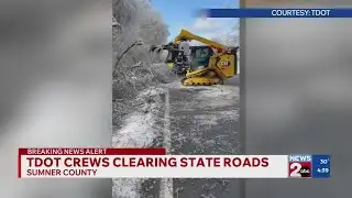 TDOT crews clearing state roads