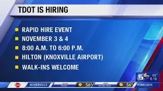 TDOT hosting rapid hiring event