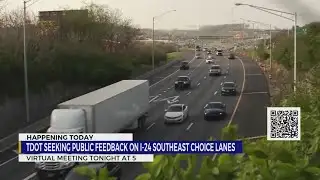 TDOT seeking public feedback on I-24 choice lanes