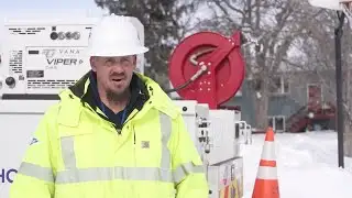 TDS installation continues despite sub-zero weather