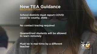 TEA Issues Updated Guidance On Schools Being Able To Offer Remote Learning