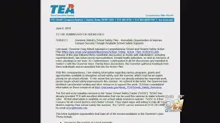 TEA Releases Letter Outlining Ways Educators Can Make Schools Safer