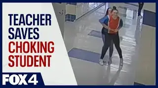 Teacher recalls saving choking student