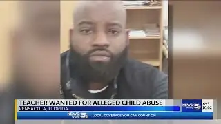 Teacher wanted for alleged child abuse