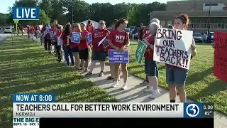Teachers call for better work environment in Norwich schools