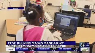 Teachers, parents split on CCSD decision to keep mask requirement