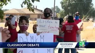 Teachers split on whether to return to the classroom