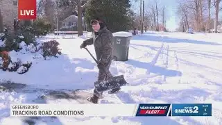 Team coverage across the Triad after historic snowstorm