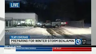 TEAM COVERAGE: Crews clear overnight snow, prepare for Winter Storm Benjamin