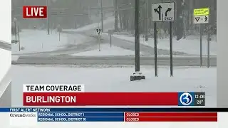 TEAM COVERAGE: Crews clear roads in Waterbury, Burlington