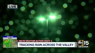 Team coverage of rain across the Valley