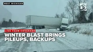 TEAM COVERAGE: Wintry blast brings traffic headaches to West Michigan