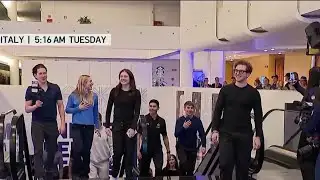 Team USA athletes get fired up in Milan with just a few days before the Games!