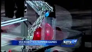 Teams test out their robots at the Vex Summer Games