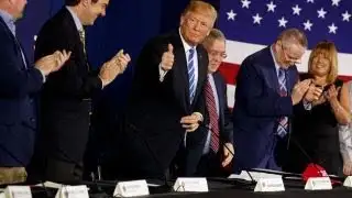 Tearful mom thanks Trump