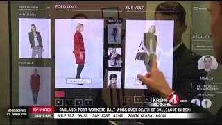 Tech Report High Tech Retail Store Uses Touch Screens To Display Merchandise