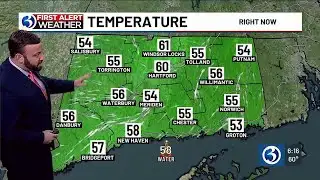 Technical Discussion: A few showers this evening with partial clearing after sunset.