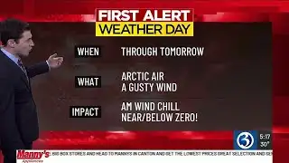Technical Discussion: First Alert Weather Days for a bitter wind chill