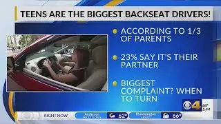 Teens reportedly the biggest backseat drivers