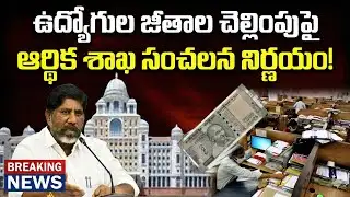 ఉద్యోగుల జీతాల చెల్లింపు పై ఆర్థిక శాఖ సంచలన నిర్ణయం || Telangana Contract & Outsourcing employees 