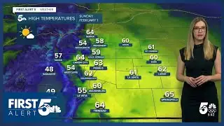 Temperatures soar above average for the first day of February
