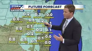 Temperatures stay mild with rain on the way