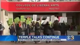Temple talks continue with striking graduate student workers