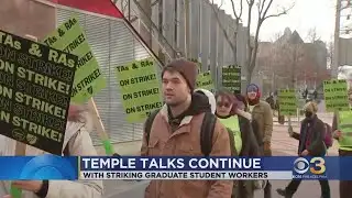 Temple University continues talks with grad student employees on strike