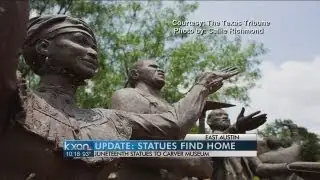 Temporary site picked for Juneteenth statues