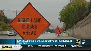 Temporary traffic restriction dates adjusted on Eastland Drive