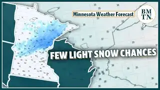 Temps near 40 this week with a few chances for light snow