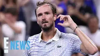Tennis Star Daniil Medvedev Smashes Racket During US Open Match Outburst | E! News