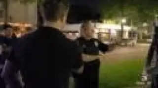 Tense moment between LPD, protesters at Gen. Mouton statue