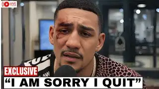 Teofimo Lopez RETIRES After Shakur Stevenson Loss | Post-Fight Interview