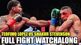 Teofimo Lopez vs Shakur Stevenson • FULL FIGHT WATCHALONG & LIVE COMMENTARY