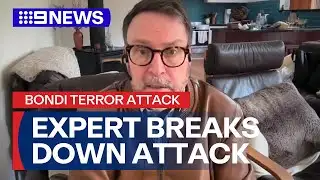 Terror Expert breaks down Bondi Beach Attack: Watch Lists, IEDs & Gun Laws | 9 News Australia