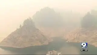Terwilliger fire burning in two places near the Cougar Reservoir