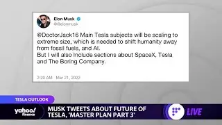 Tesla CEO Elon Musk tweets about ambitious ‘Master Plan Part 3’