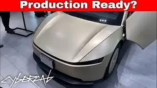 Tesla Cybercab Spotted “Production Ready” With No Steering Wheel