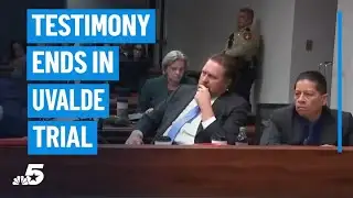 Testimony ends in Uvalde officer