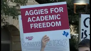 Texas A&M students continue protests over academic freedom restrictions