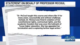 Texas A&M students protest termination of professor; campus, local, national LGBTQ+ groups comment