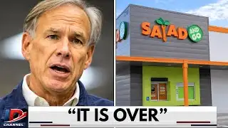 Texas Governor LOSES IT After Salad And Go Leaves For Arizona!