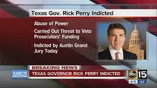 Texas Governor Rick Perry indicted
