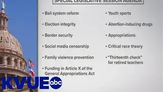 Texas lawmakers return to Capitol for first special session | KVUE
