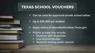 Texas school voucher applications open today | What to know