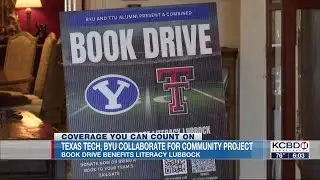 Texas Tech, BYU alumni partner for book drive