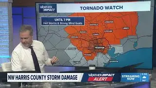 Texas tornado | Tracking storms coming into Harris County area Monday night