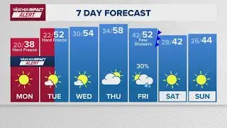 Texas Winter Storm: Hard freeze for the Houston area