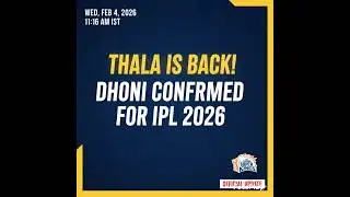 Thala is Back: Big Statement from CSK CEO
